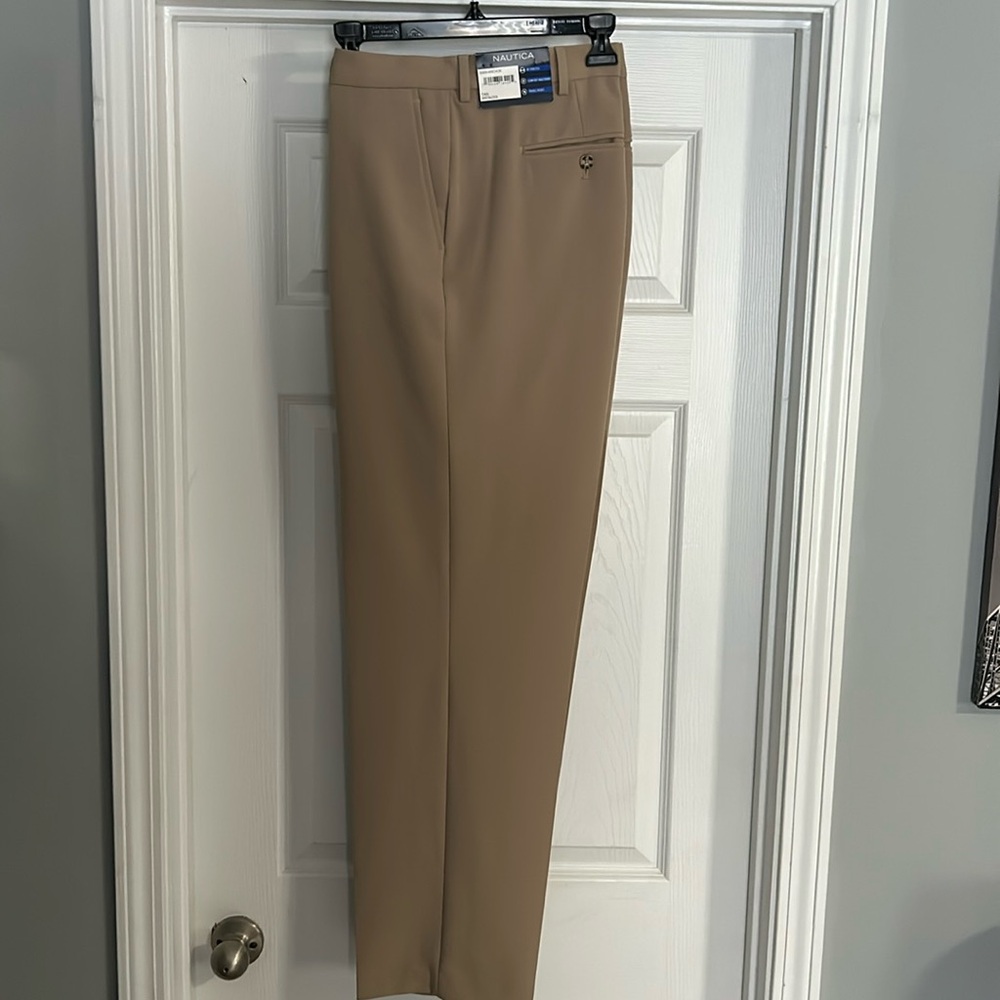 Nautica Dress Pants Flat Front 42w 32L